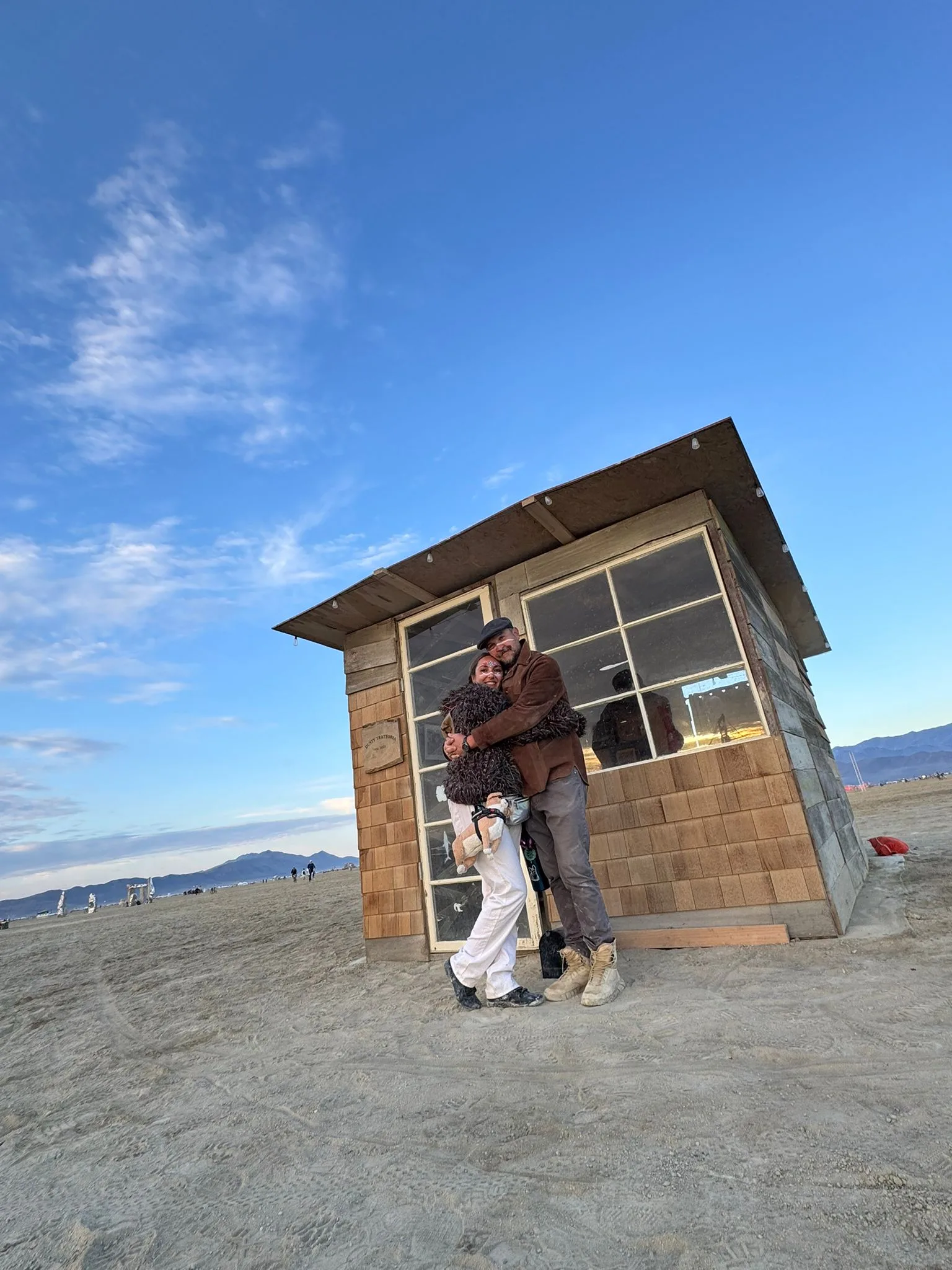 Artists at Dusty Trattoria.