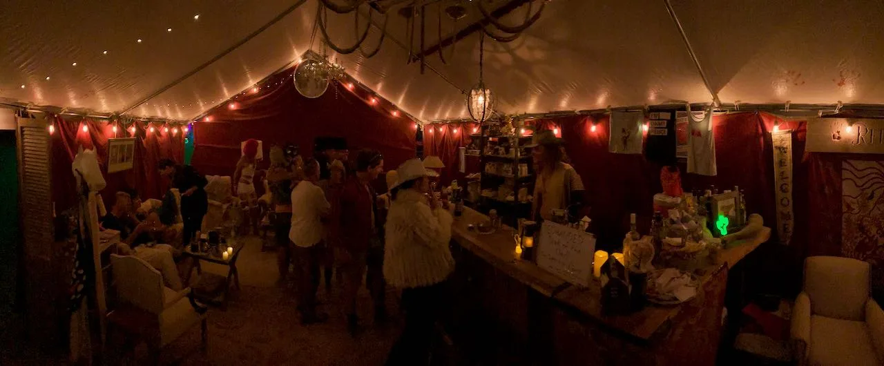 Redhanded theme camp.